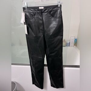 Aritzia - leather pants